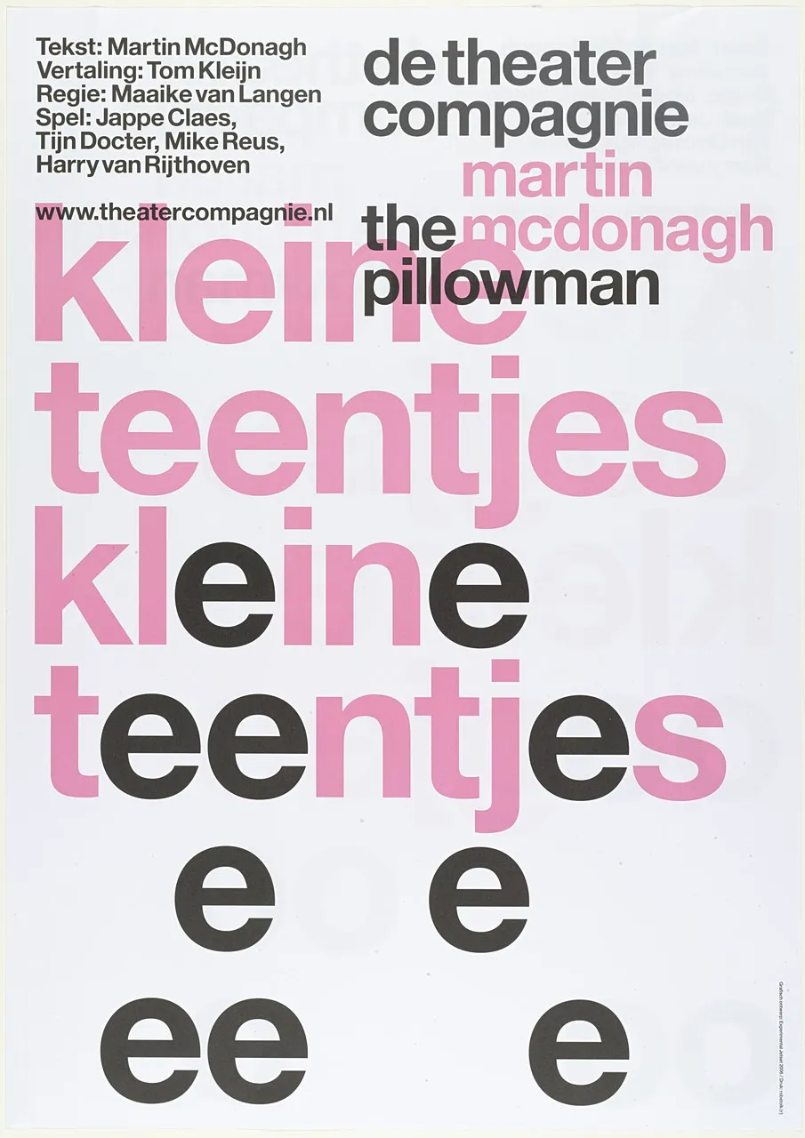 No. 068, poster: bold, playful, editorial