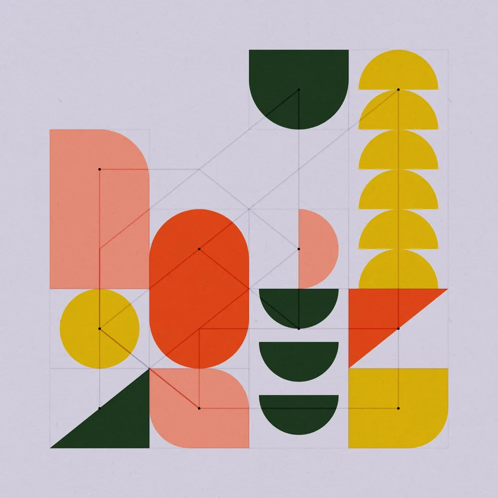 No. 048, artwork: bold, playful, retro